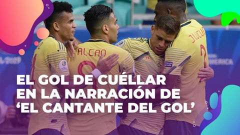 Nrrración Cantante del gol, copa america