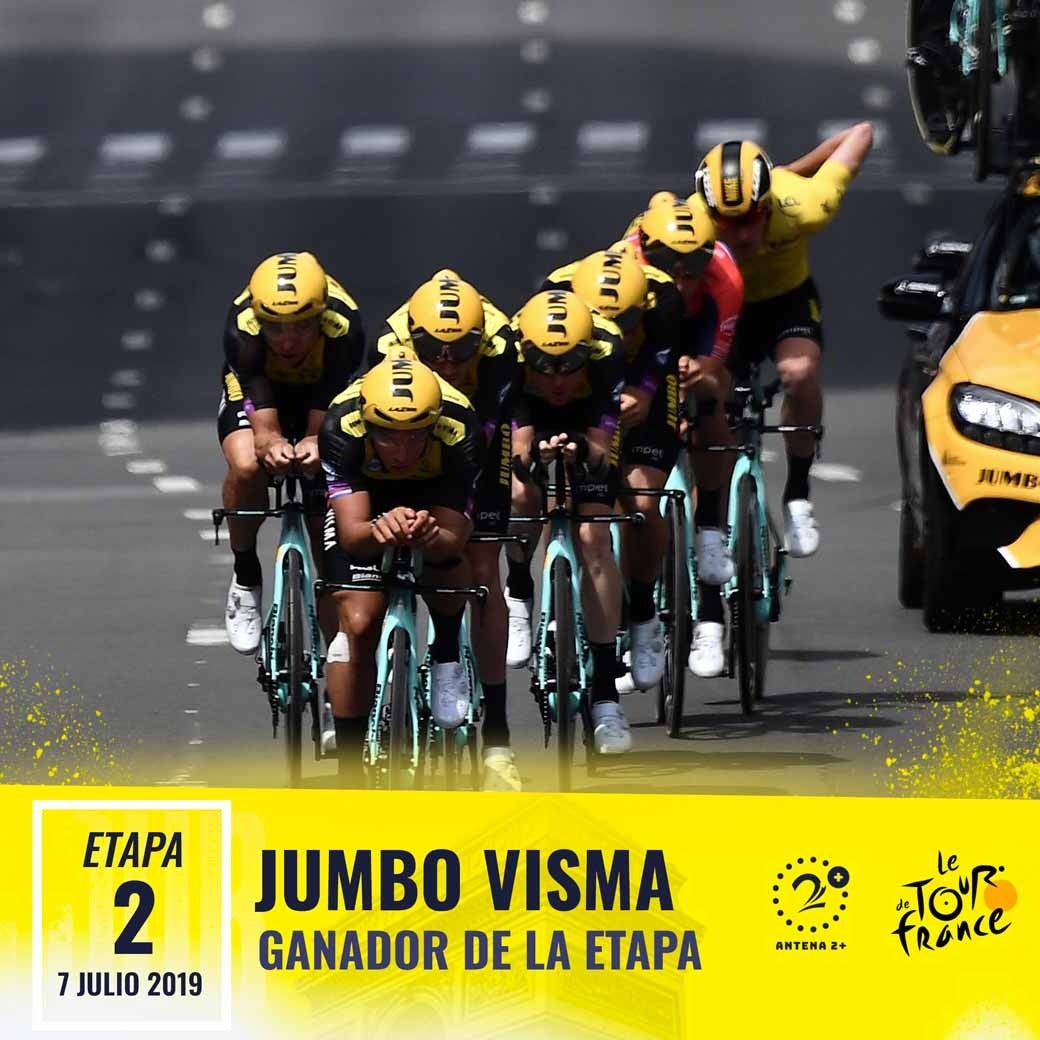 Jumbo, Tour de Francia, segunda etapa