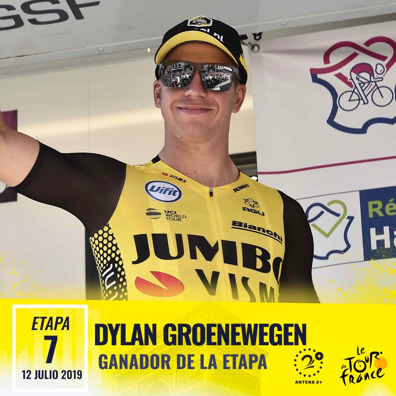 Dylan Groenewegen (Jumbo-Visma) ganó la etapa número 7 del Tour de Francia