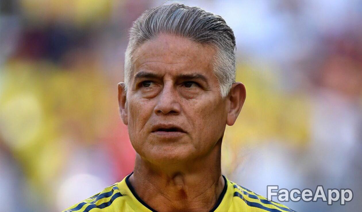Selección Colombia, Face App 