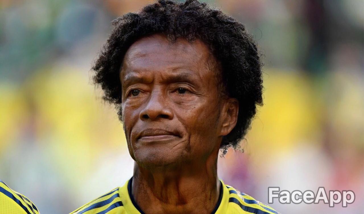Selección Colombia, Face App 