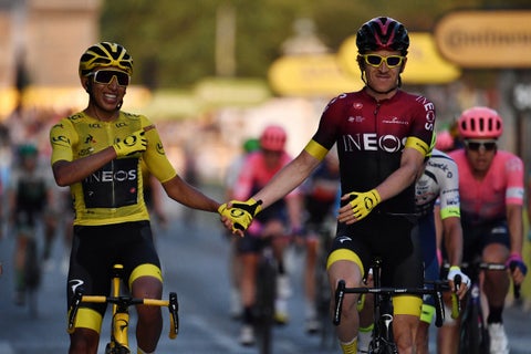 Egan Bernal y Geraint Thomas