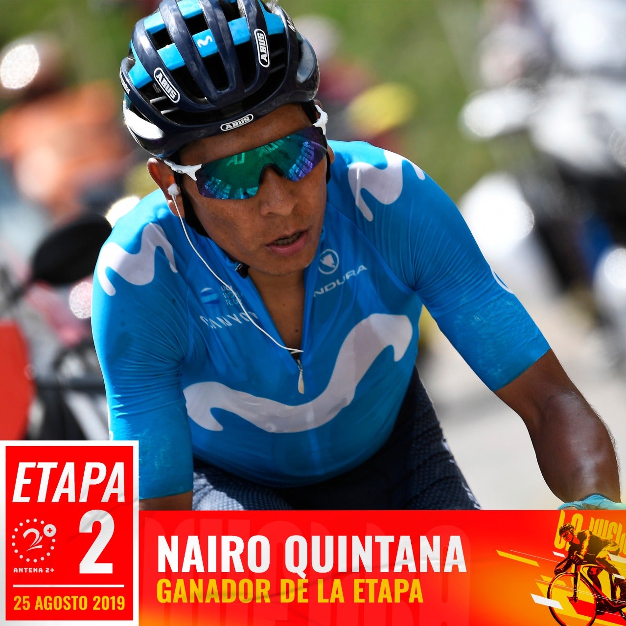 Nairo Quintana - segunda etapa de la Vuelta a España
