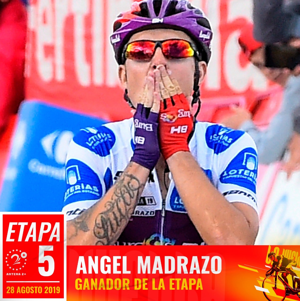 Ángel Madrazo se llevó la quinta etapa