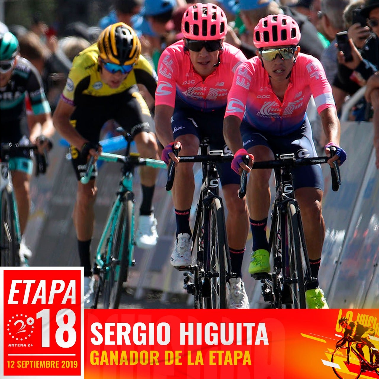 Sergio Higuita, ciclista colombiano del Education First
