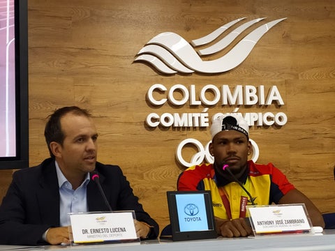 Anthony Zambrano, atleta colombiano