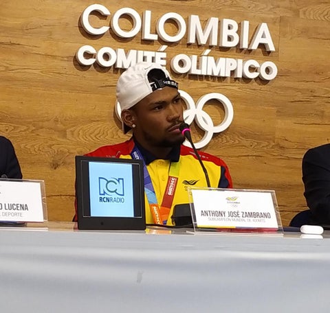 Anthony Zambrano, atleta colombiano