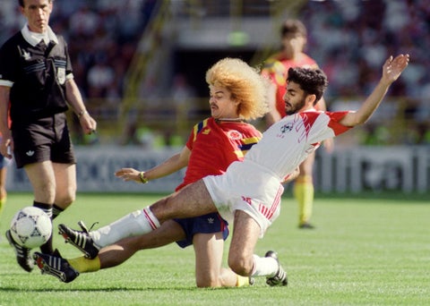 Carlos 'El Pibe' Valderrama, líder de la Selección Colombia en Italia 90