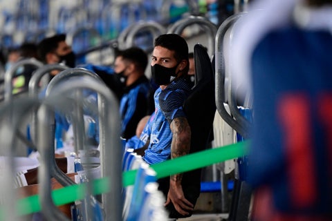 James, suplente en Real Madrid