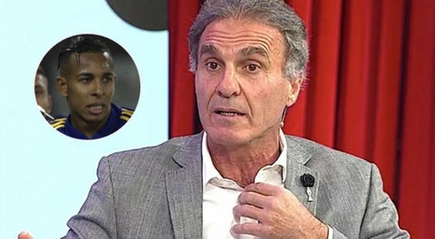 Oscar Ruggeri y Sebastián Villa.