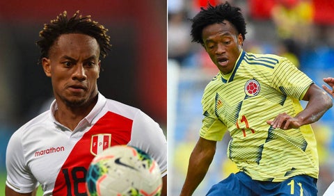 Selección de Perú vs Selección Colombia