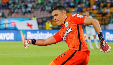 Aldair Quintana, portero de Nacional