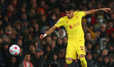 Luis Díaz la figura del encuentro entre Liverpool y Benfica por Champions League.