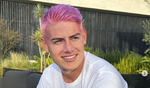 Nuevo look de James Rodríguez antes de volver a Europa