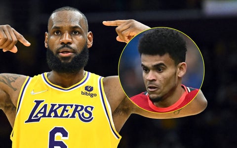 LeBron James y Luis Díaz