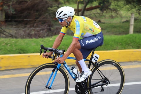 Fabio Duarte, corredor del Team Medellín en la Vuelta a Colombia