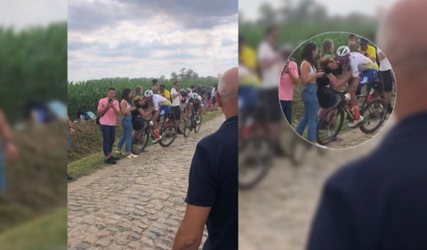 Caída en el Tour de Francia 2022