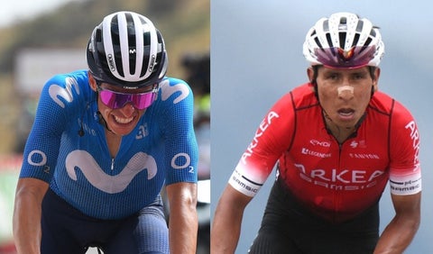 Nairo Quintana hablando sobre el Movistar