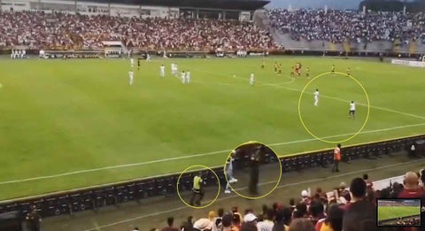 El video del flojo operativo que permitió la agresión a Daniel Cataño