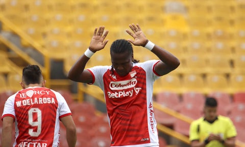 Hugo Rodallega, jugador de Santa Fe