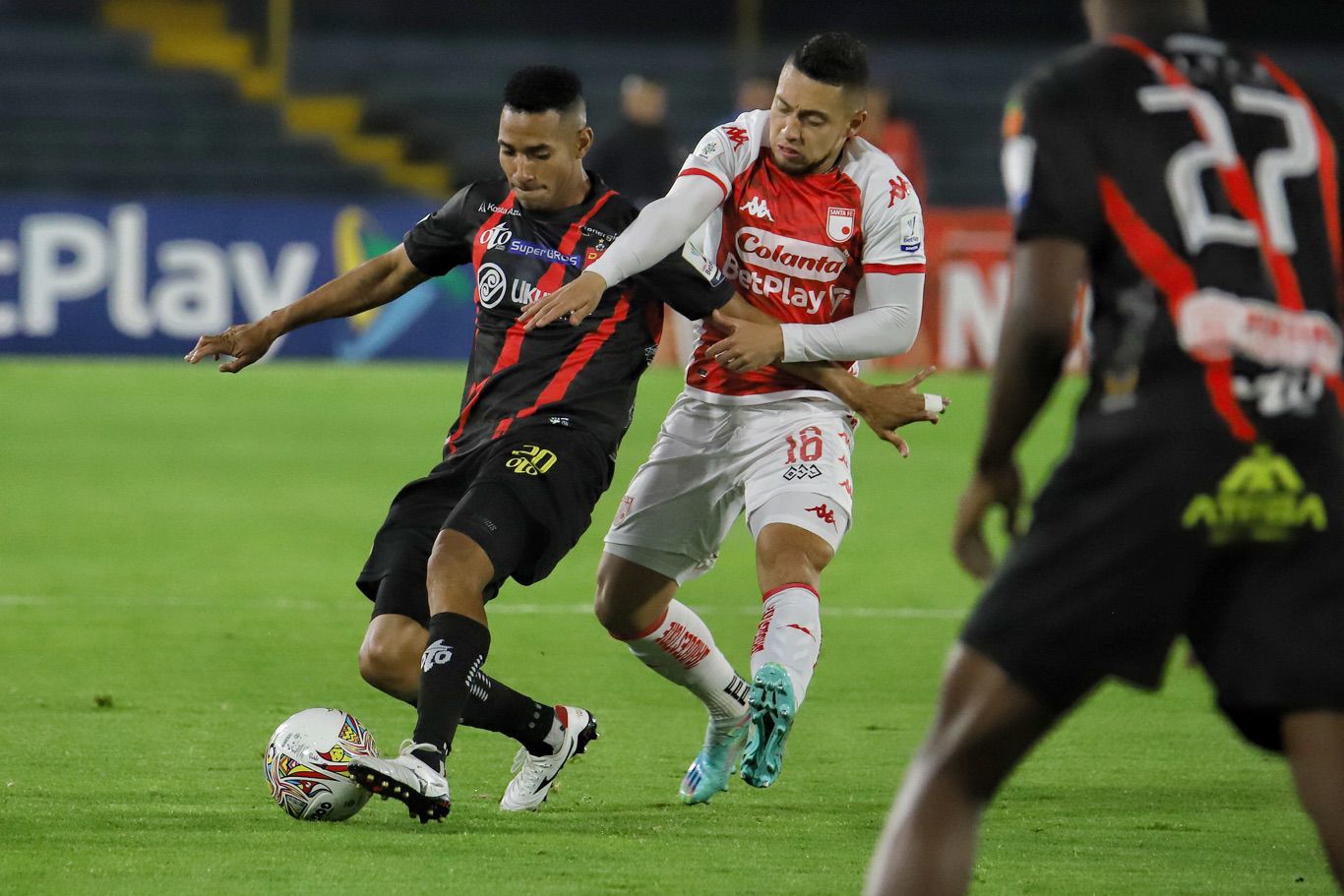 Santa Fe vs Pereira, partido de ida de los cuartos de final de la Copa Betplay