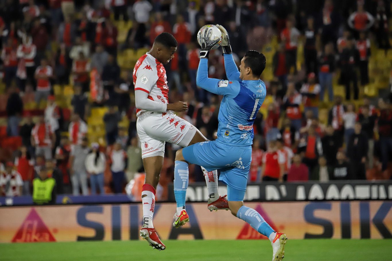 Santa Fe vs Pereira, partido de ida de los cuartos de final de la Copa Betplay