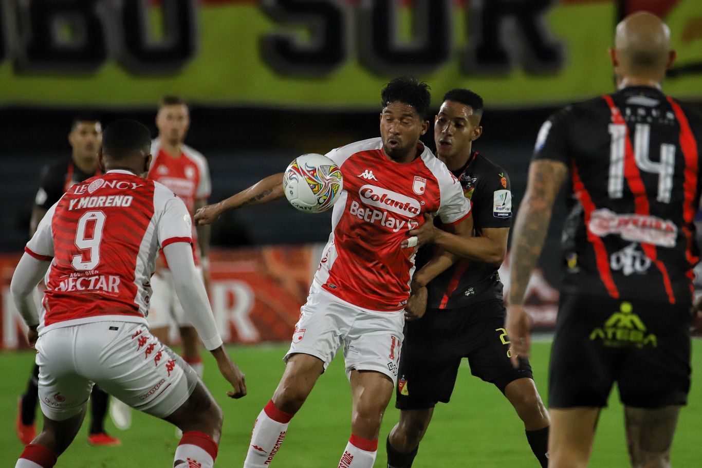 Santa Fe vs Pereira, partido de ida de los cuartos de final de la Copa Betplay