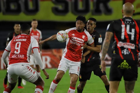 Santa Fe vs Pereira, partido de ida de los cuartos de final de la Copa Betplay