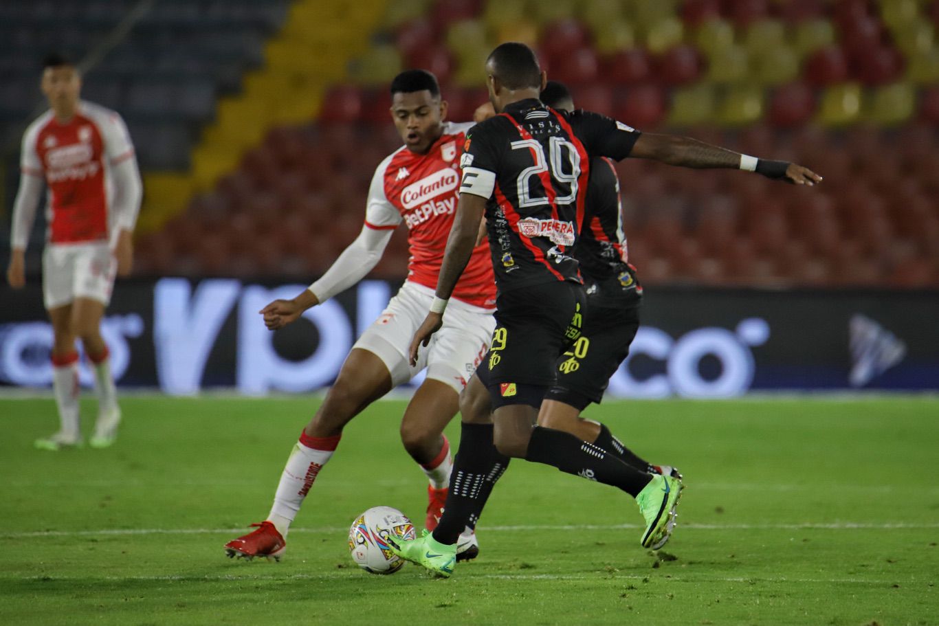 Santa Fe vs Pereira, partido de ida de los cuartos de final de la Copa Betplay