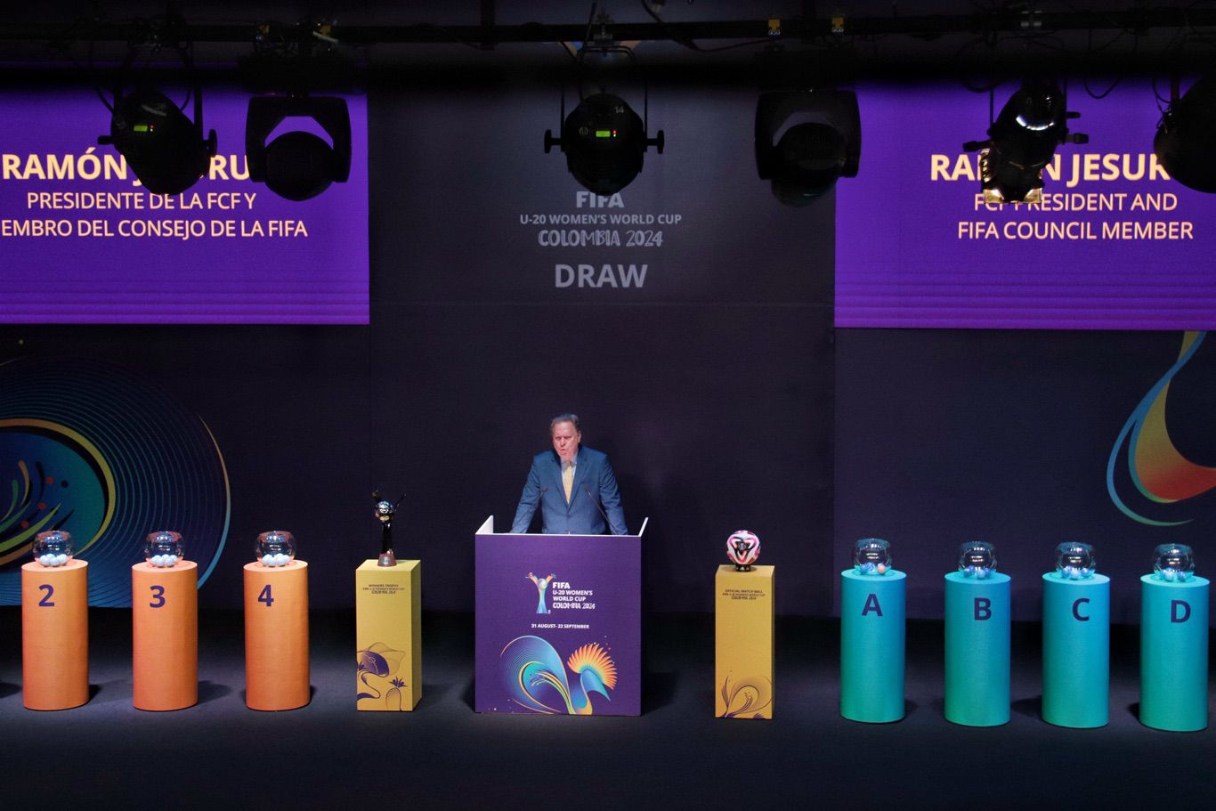 Sorteo Mundial Femenino sub-20 2024