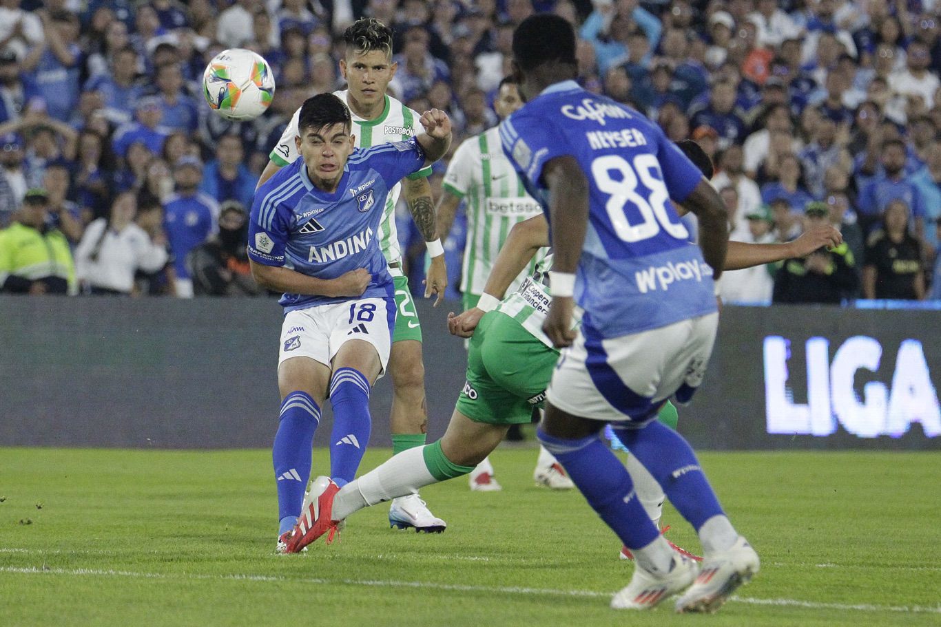 Millonarios vs Nacional, Liga Betplay 2025-1