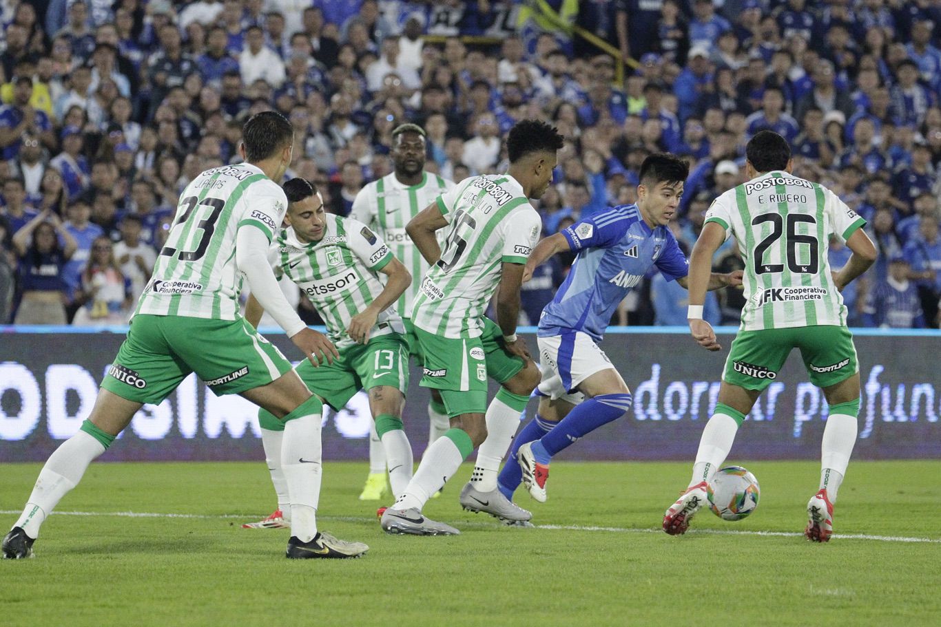 Millonarios vs Nacional, Liga Betplay 2025-1