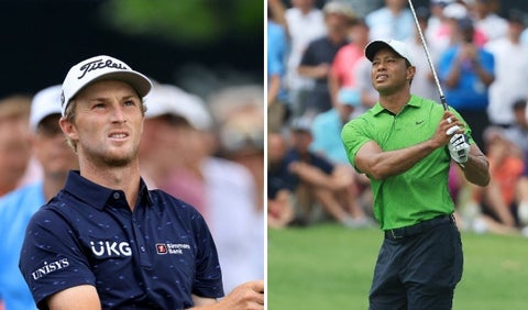 Will Zalatoris y Tiger Woods