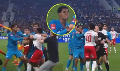 Wilmar Barrios protagoniza fuerte pelea en el fútbol de Rusia