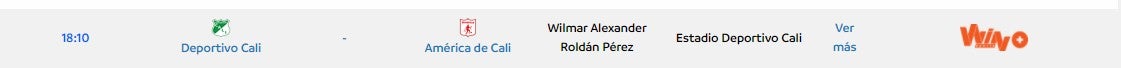 Wilmar Roldán Cali vs América