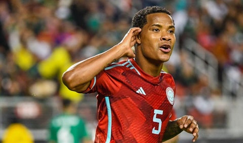 Wilmar Barrios en rueda de prensa con Selección Colombia