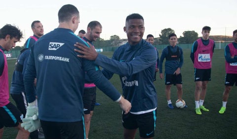 Wilmar Barrios en el Zenit de Rusia