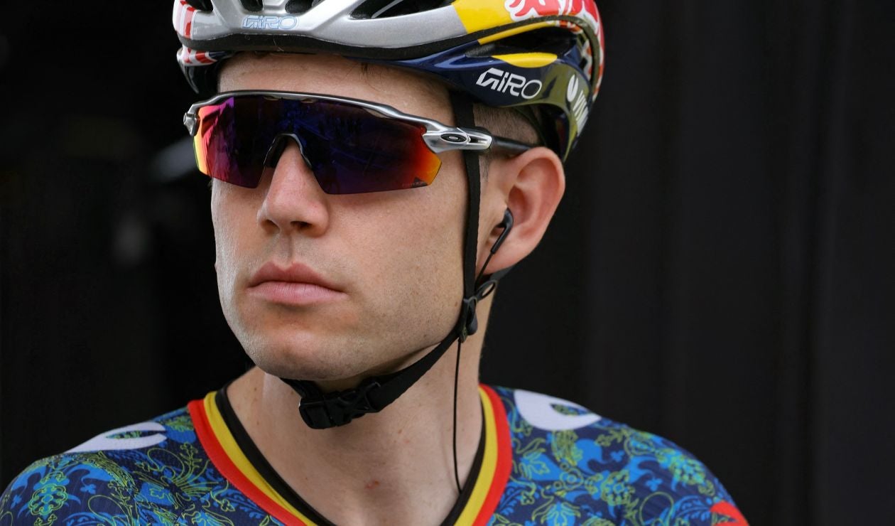Wout Van Aert con el Jumbo VIsma