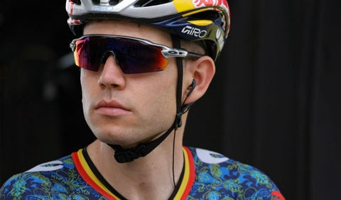 Wout Van Aert con el Jumbo VIsma