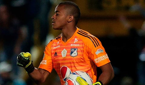 Wuilker Faríñez, arquero de Millonarios