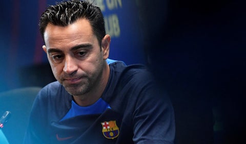 Xavi Hernández, técnico de Barcelona