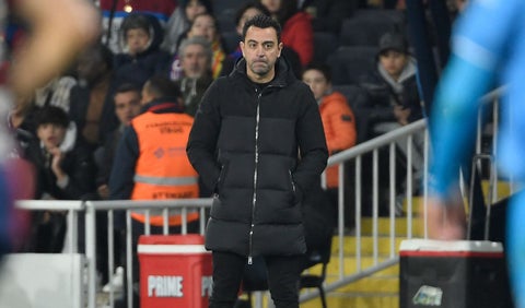 Xavi Hernández, técnico de Barcelona