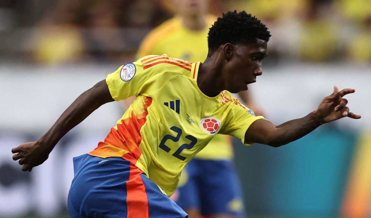Yaser Asprilla con la selección Colombia