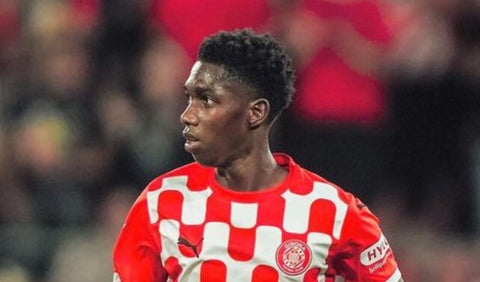 Yaser Asprilla con el GIrona