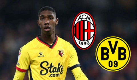 Watford le puso precio a Yaser Asprilla: Milan y Dortmund lo quieren