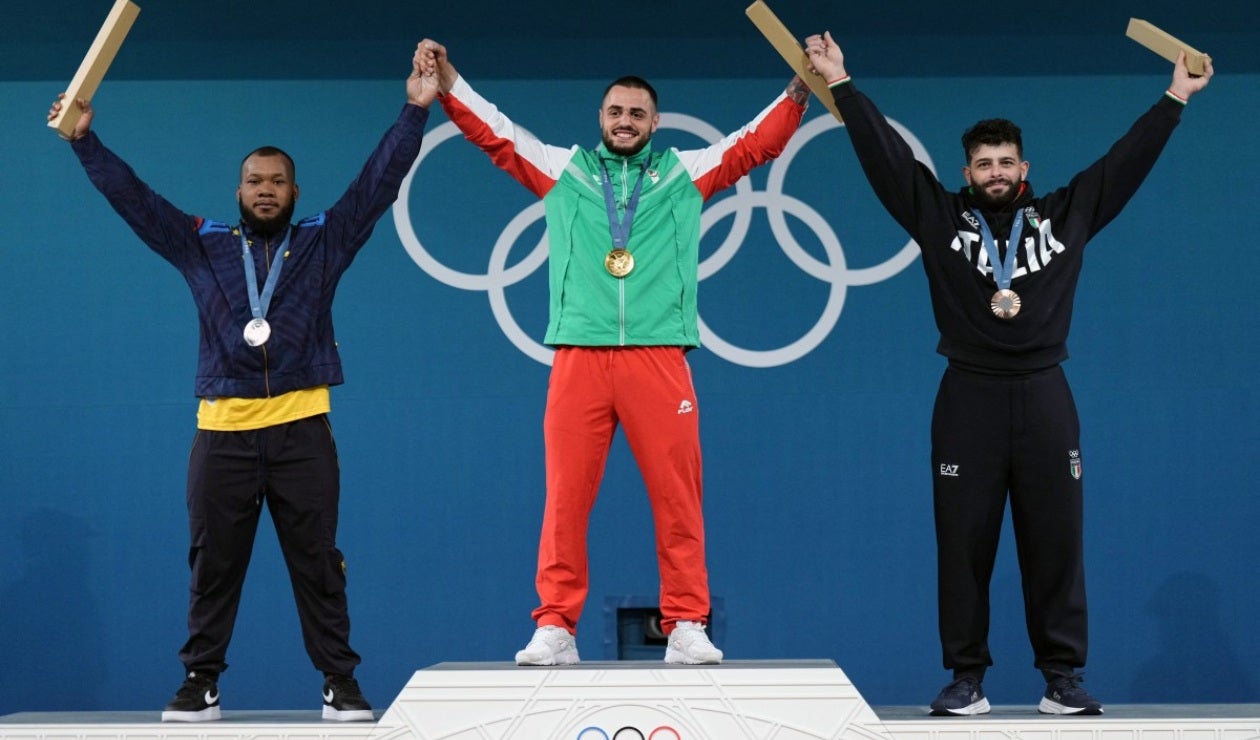 Yeison López podio olímpico