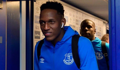Yerry Mina sigue sin actuar en la Premier League con el Everton