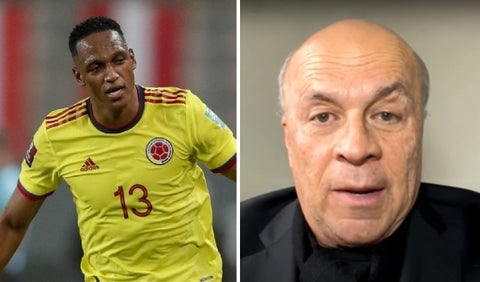 Yerry Mina y Carlos Antonio Vélez