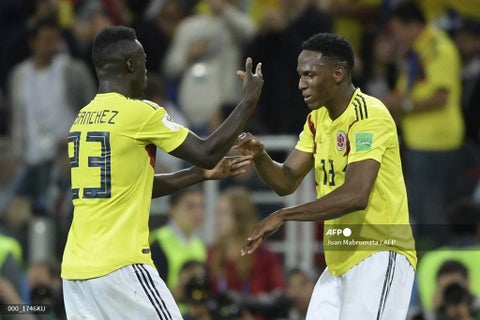 Yerry Mina y Davinson Sánchez