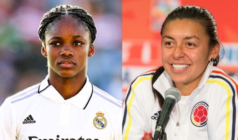 Yoreli Rincón y Linda Caicedo